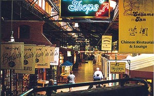 view of the shopping area