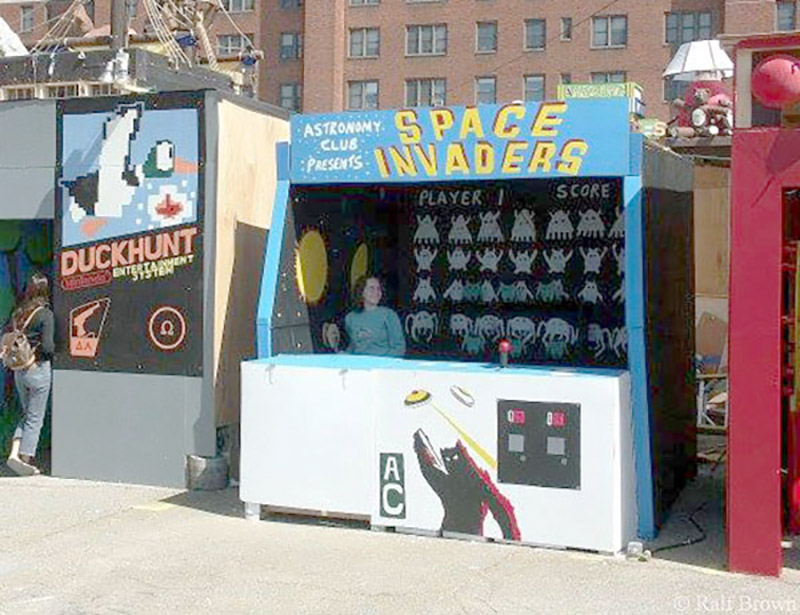 2004 booth outside.