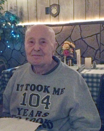Photo of George Christel, age 104