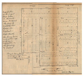 1870 Freehold map