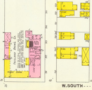 Freeland Brewery map