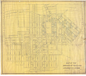 1939 Freeland map, annotated