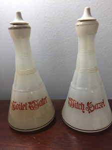 Edward Gallagher's barbershop - bottles