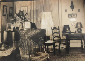 Becker home in Jeddo, 1930s