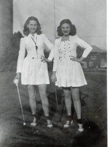 FHS majorettes, 1946