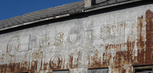 Faded Cresota Flour
                sign