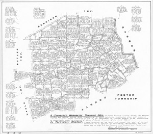 Foster Township warrantee map