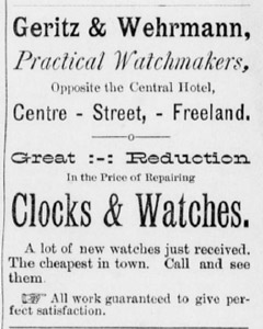 Geritz & Wehrmann, watchmakers