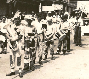 Jeddo Skidoo Band, St. Clair parade, July 4, 1946