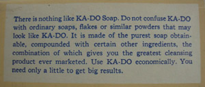 Ka-Do Soap, Freeland, Pa.