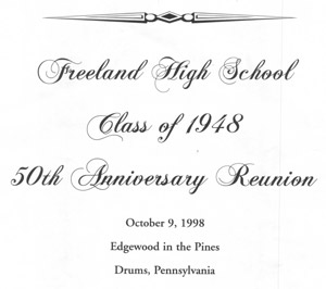 FHS class of 1948 50th reunion