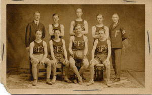 FHS 1917-1918 basketball team