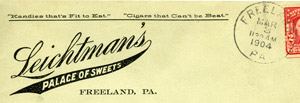 Leichtmans envelope, 1904