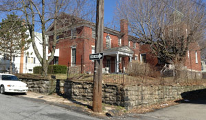 Ss. Peter & Paul's Eastern Greek Catholic Church, formerly the Girls Loyalty Club, at Walnut and School Streets