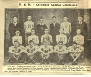 MMI 1936-1937 basketball team