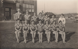 FHS 1931 girls' basketball team