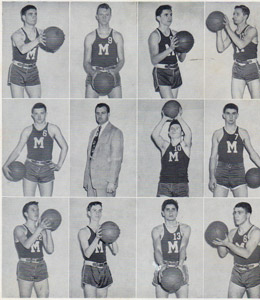MMI Varsity Basketball team, 1952