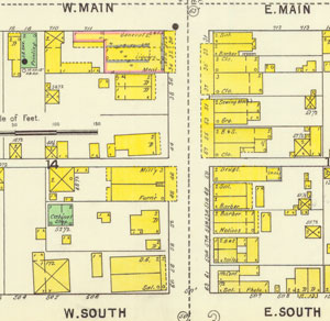 Nocchi's
                  corner, 1895