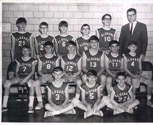 Freeland Slovaks C.Y.O. Basketball 1960s