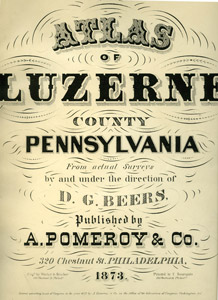1873 Atlas of Luzerne County, title page