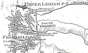 Detail of 1873 map
