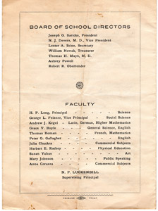 FHS Commencement 1932