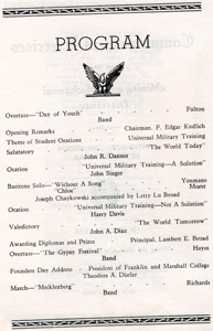 MMI 1948 Commencement program