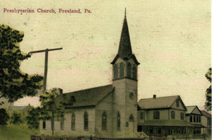 Eckley Presbyterian Church, relocated to Freeland
