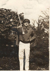 George Sholtis, FHS Drum Major, 1938-1939