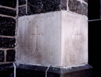 St. John's Nepomucene Church cornerstone