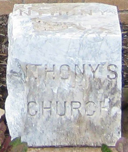 St. Anthony's cornerstone