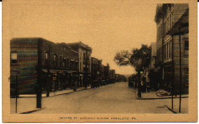 Centre and Front Streets, looking south