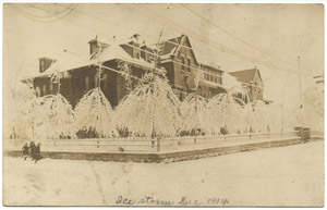 DCM School, ice storm 1914