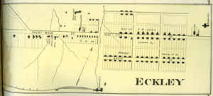 1873 map of Eckley