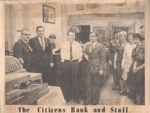 Citizens Bank staff