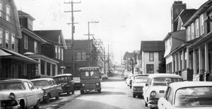 View of PP&L, looking up Walnut Street, 1966