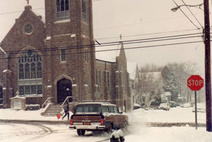 St. Lukes in winter, 1987