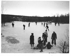  Skating pond between Freeland and Upper Lehigh, ca. 1939
