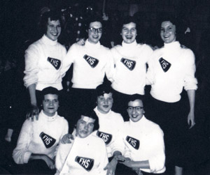 FHS Cheerleaders 1953-1954