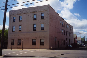 Seniors apartments, formerly hotel and then factory