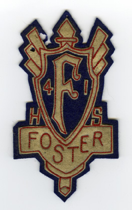 Foster Township School
                badge, 1941