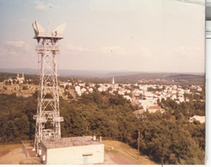 View from the
                firetower