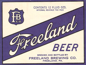 Freeland Brewery lable