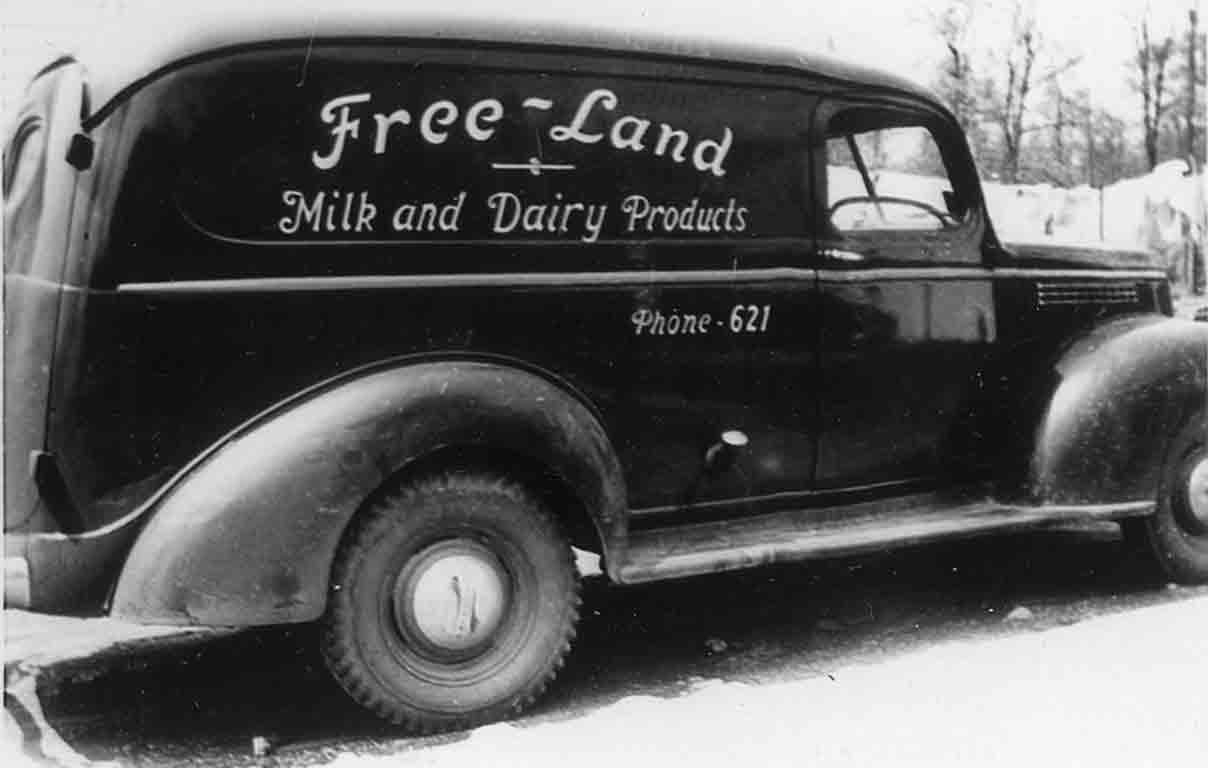 Freeland Dairy
                truck