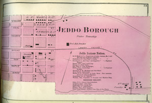 1873 map of Jeddo