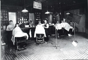 Mike Pollack's barbershop