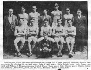 FHS 1931-1932 basketball team