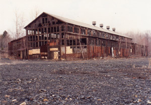 Remains of the Drifton shops