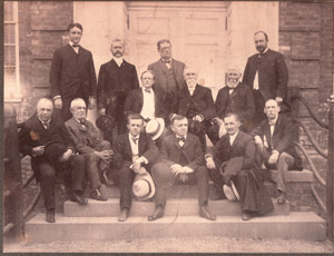 Mining &
                  Mechanical
                  Institute board of 1903