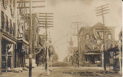 Festooned buildings, 1906
                  Pearl Jubilee